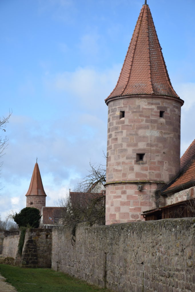 Türme der Stadtmauer in Wolframs-Eschenbach